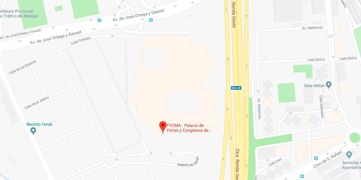 Localización de Fycma en Google Maps