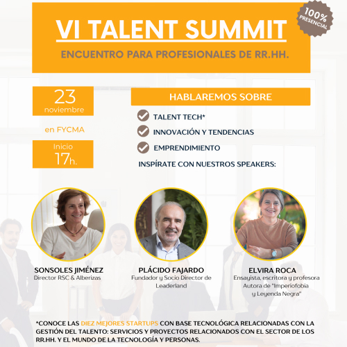 Cartel evento Talent Summit 22