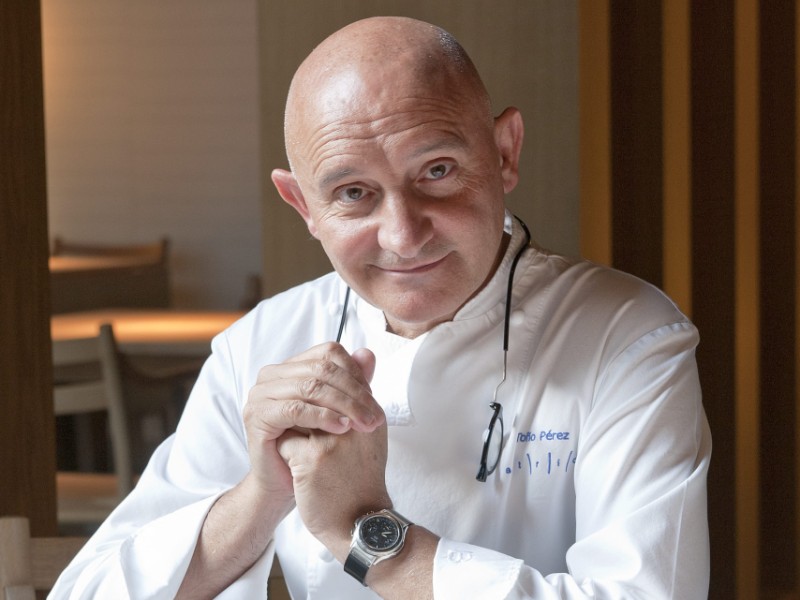 Toño Pérez, chef con tres Estrellas Michelin, propietario de Atrio